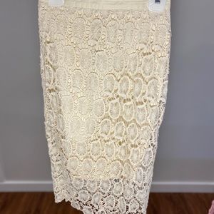 Lace Pencil Skirt